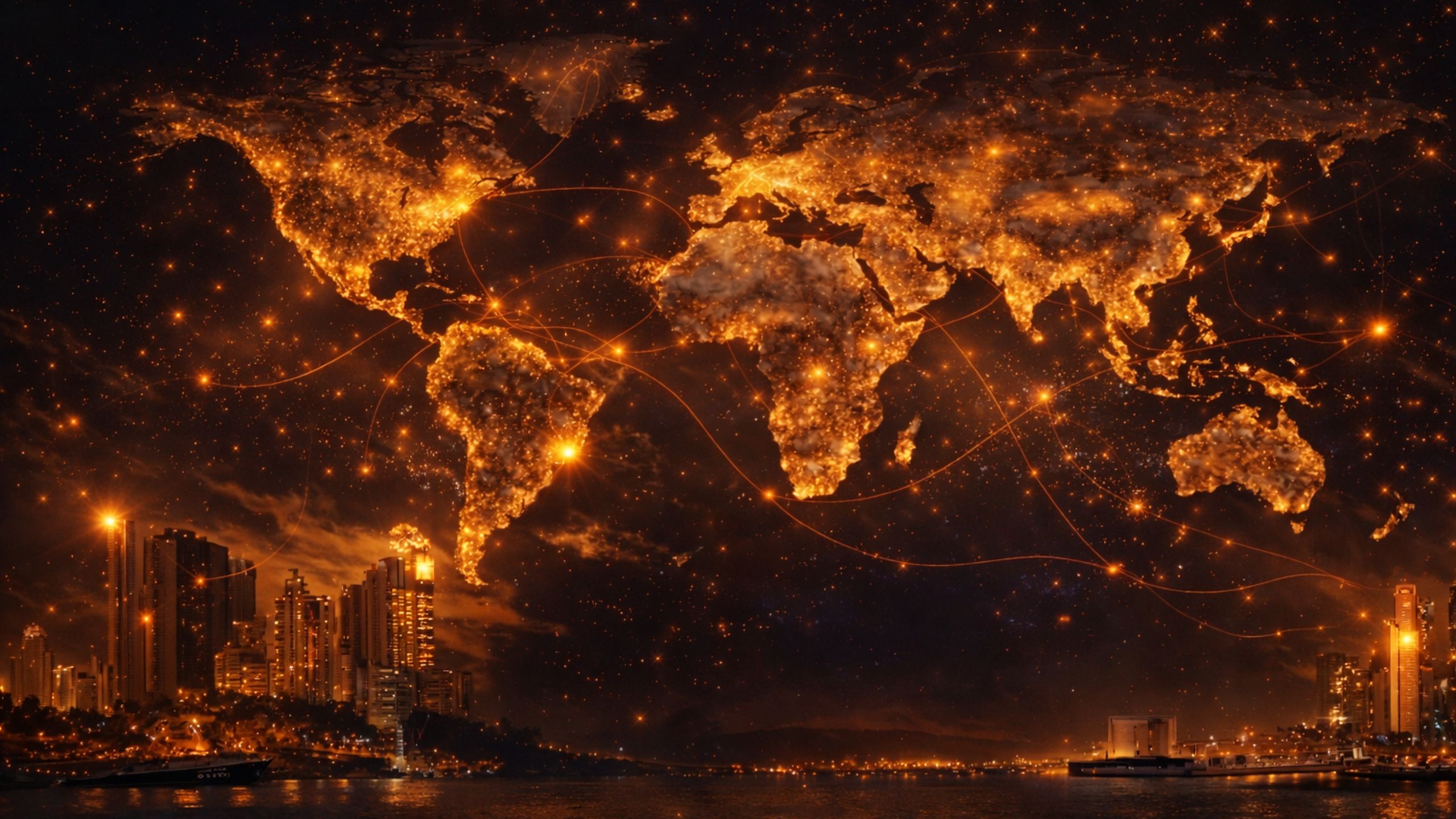 Global Network Map Desktop